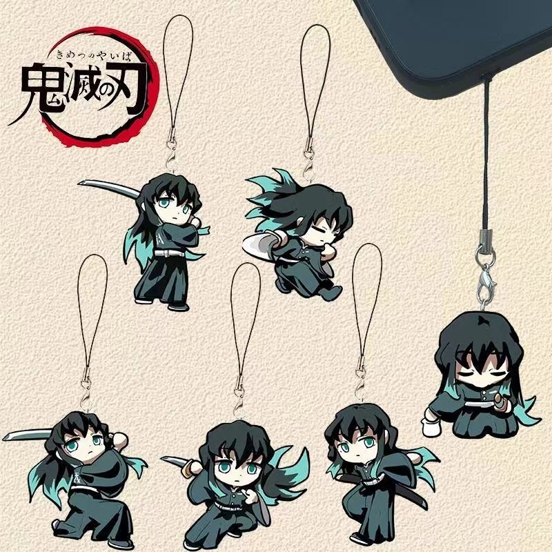 Phone Accessories And Electronics - Anime Demon Slayer Keychain Tokitoru Muichiro