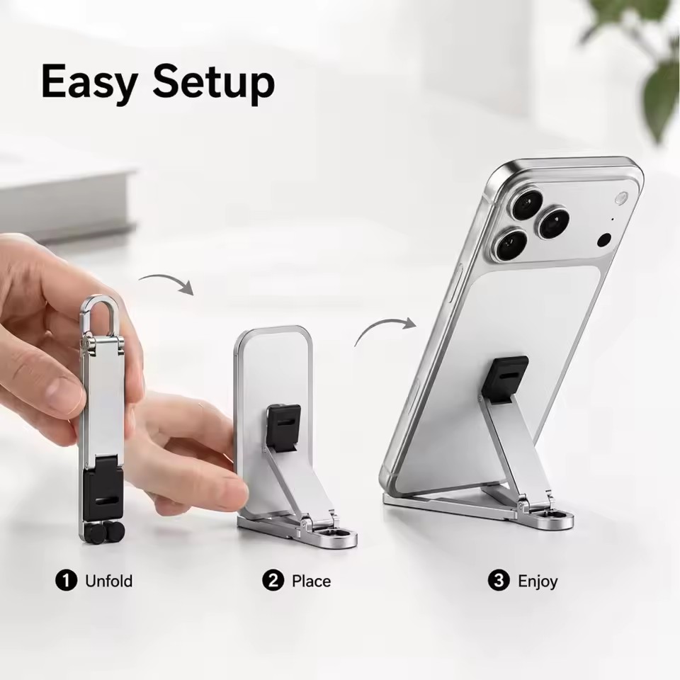 Foldable Keychain Phone Stand  - Phone Accessories Holder ulasan dan harga