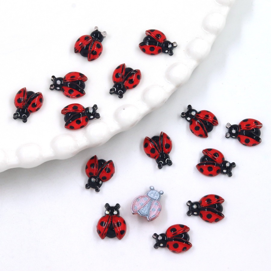 50Pcs Cross border Ladybug Res - Phone Accessories Clipart ulasan dan harga
