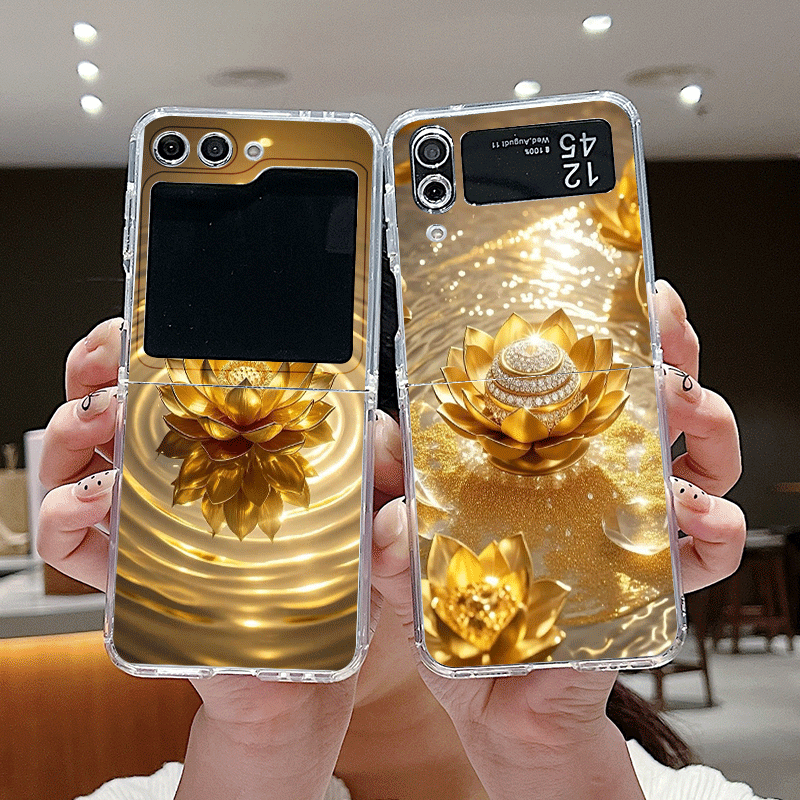 Creative Golden Lotus Flower P - Z Phone Accessories ulasan dan harga