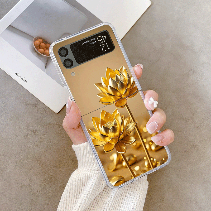 Creative Golden Lotus Flower P - Z Phone Accessories ulasan dan harga