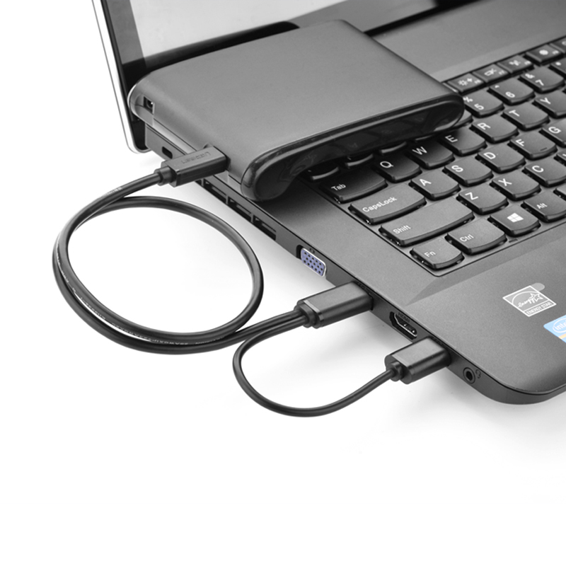 UGREEN Dual USB 2.0 to MINI US - Usb Data Cable ulasan dan harga