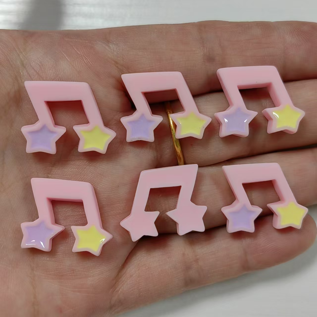10Pcs Resin Star Music Eight N - Phone Accessories Clipart ulasan dan harga