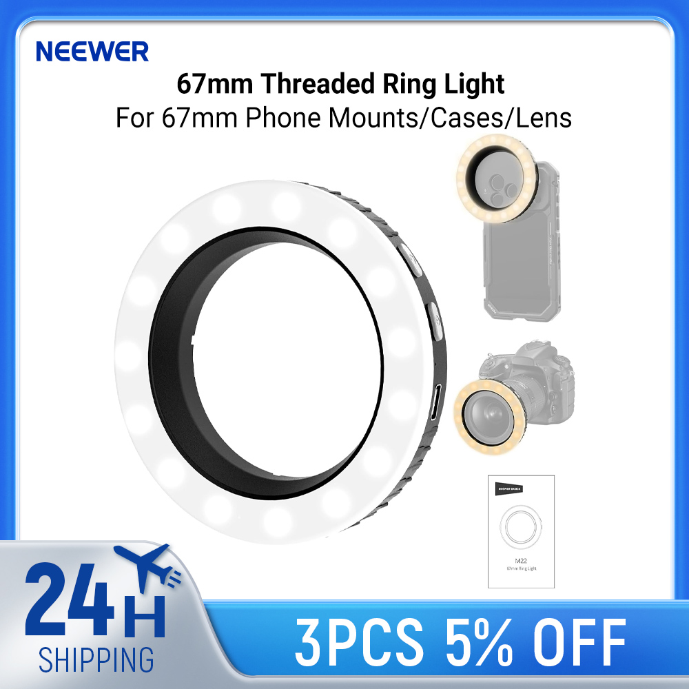 NEEWER Basics 67mm Threaded Ri - Led Flash Case ulasan dan harga