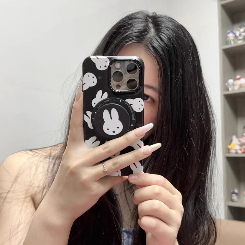 Miffy Rabbit Magnetic Stand Is - Phone Accessories Background ulasan dan harga