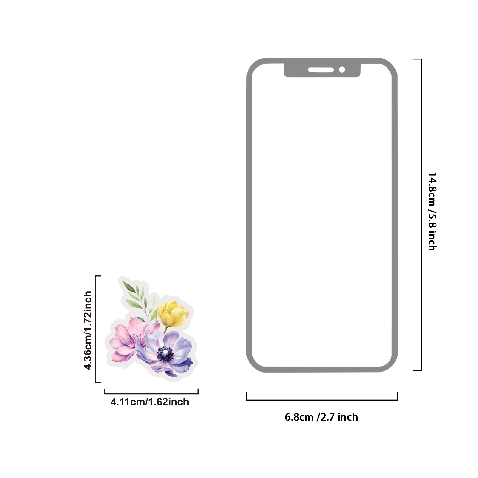 Etori Life Purple Iris 20Pcs V - Phone Accessories Background ulasan dan harga