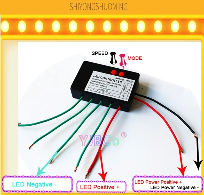 4CH/9CH Single Color LED Strip - Led Flash Case ulasan dan harga
