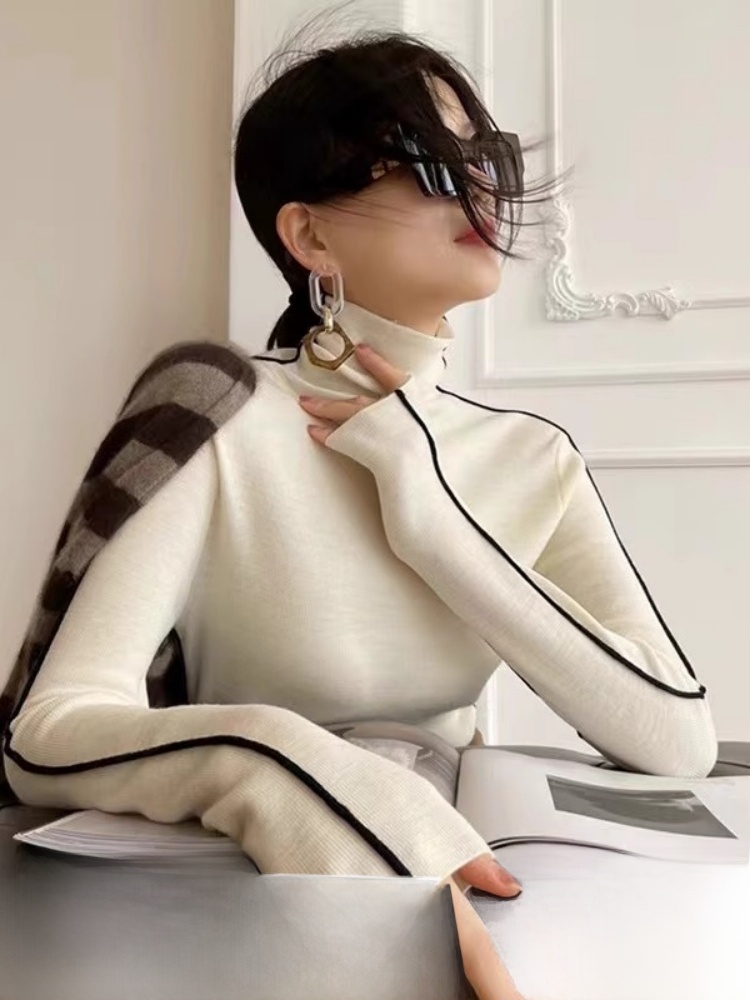 Korean Style High Collar Long  - Phone Accessories On Top ulasan dan harga