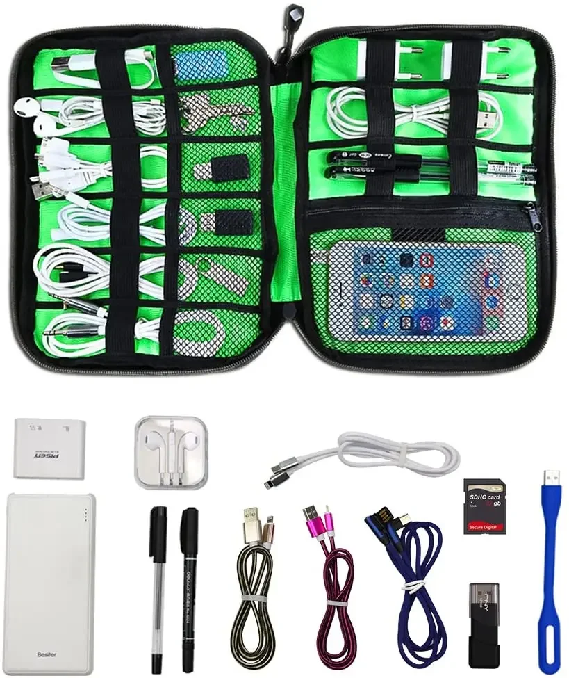 Cable Organizer Storage Bags S - Usb Data Cable ulasan dan harga