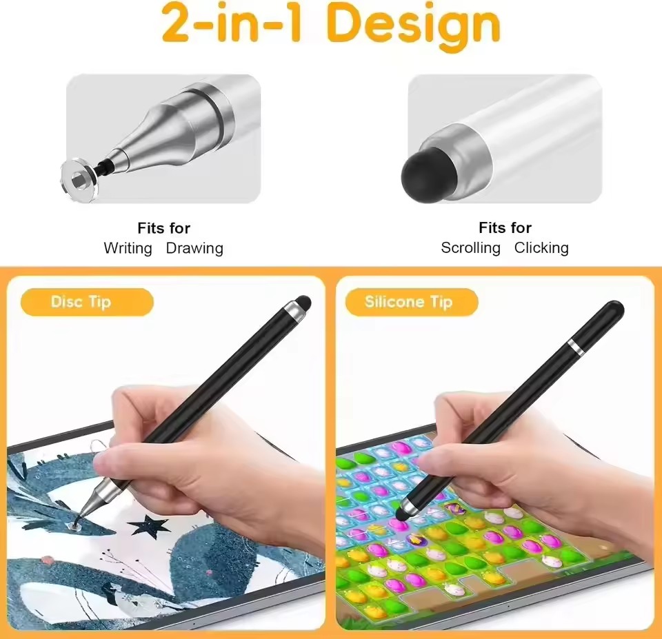 2 in 1 Universal Stylus Pen Fo - Phone Accessories And Electronics ulasan dan harga